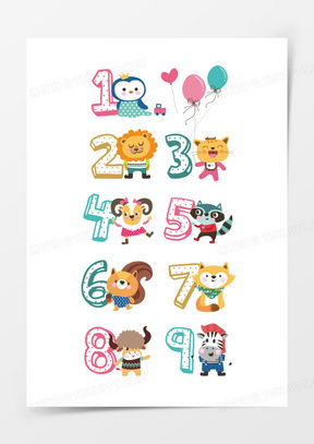 卡通數字設計模板下載指南 熊貓辦公平臺精選素材（第2頁）